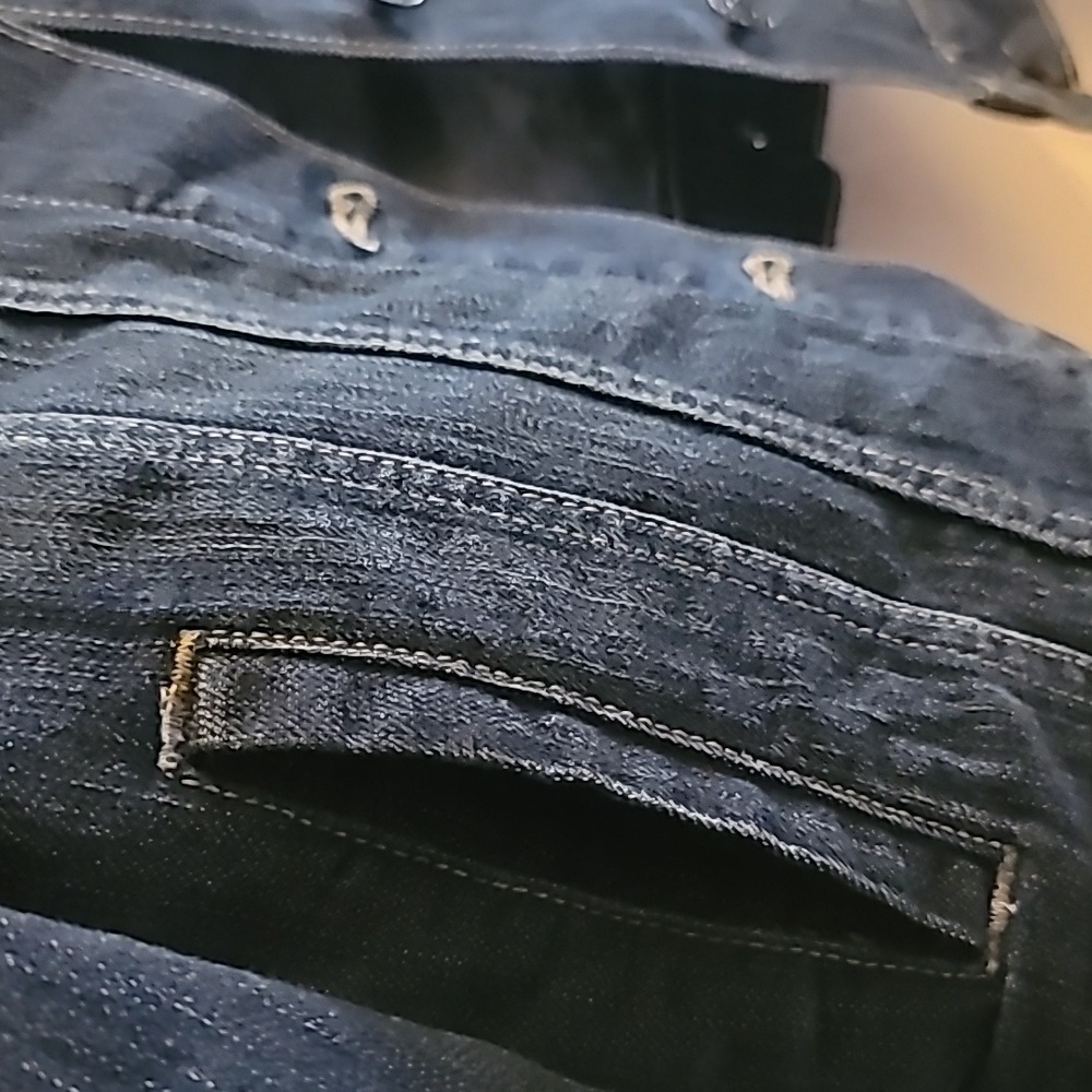 Banana Republic Women's Collared Stretch Dark Wash Denim Jean Jacket, Size XS - Picture 5 of 8